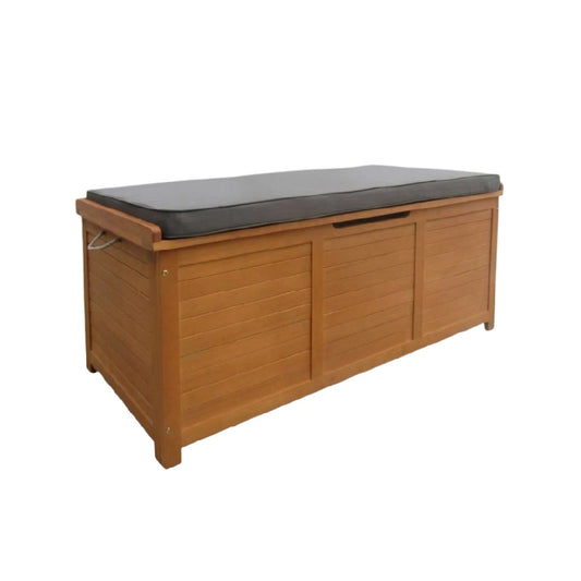 Coffre de rangement en bois pour extérieur, utilisation polyvalente, en bois, 150 x 70 x 60