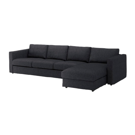 Canapé d'angle en tissu pour salon - 240 x 90 x 85