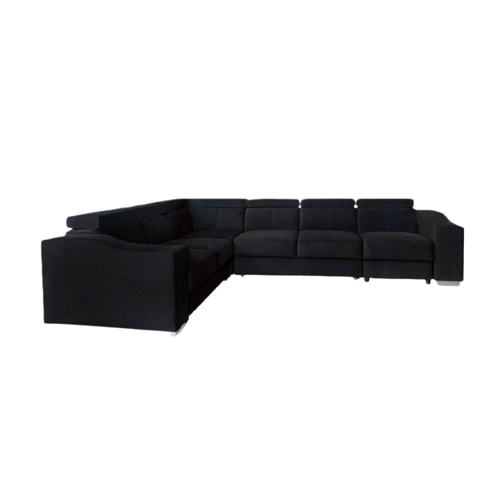 Canapé d'angle en tissu pour salon - 240 x 100 x 85