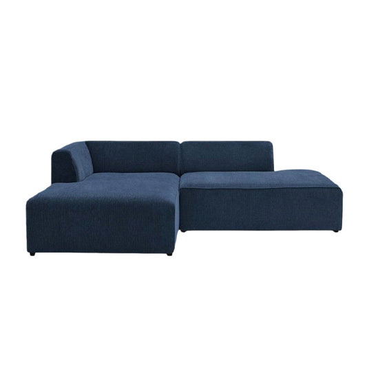 Canapé d'angle pour salon en tissu - 220 x 150 x 85